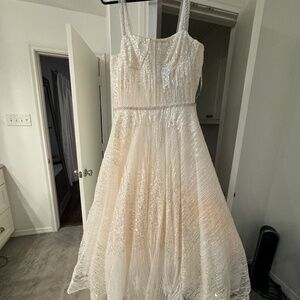 BRONXANDBANCO Mademoiselle Bridal Midi Dress